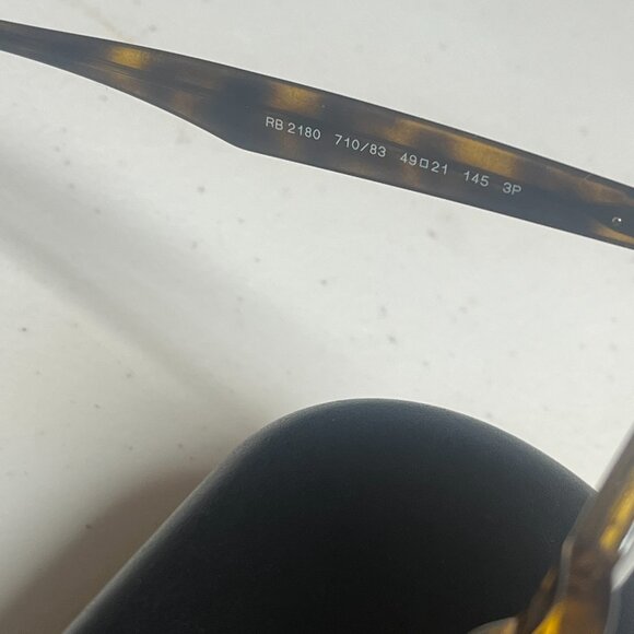 RAY BAN RB2180 2180 Havana Tortoise Polarized Sunglasses YSL Persol Tom Ford TF - Picture 5 of 6